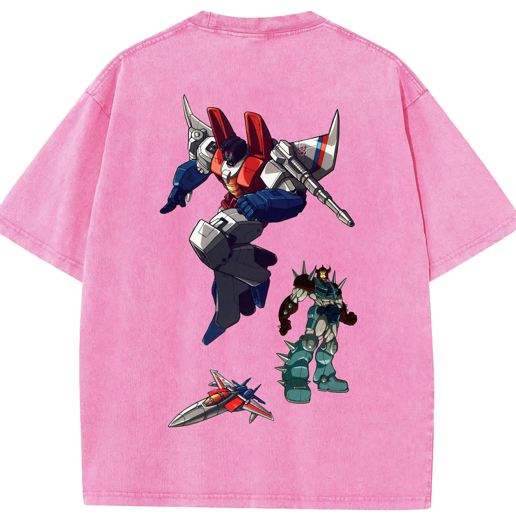 （画像用）  綿100% ヴィンテージ風 半袖Tシャツ（背面プリント）